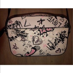 Guess graffiti crossbody.